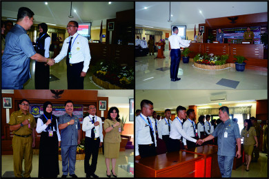 Pembukaan Pelatihan Dasar Calon Pegawai Negeri Sipil Golongan III Bagi Purna Praja Institut Pemerintahan Dalam Negeri Angkatan XXV Gelombang II