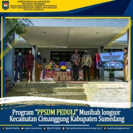 Program PPSDM PEDULI Musibah Longsor Kecamatan Cimanggung Kab. Sumedang