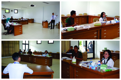 Pelaksanaan Seminar Rancangan Aktualisasi Pelatihan Dasar CPNS Golongan II Purna Praja IPDN Angkatan XXIV Gelombang II Tahun 2018