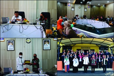 Studi lapangan peserta Pelatihan Kepemimpinan Administrator (PKA) Angkatan Ke-1 dan Angkatan Ke-2 PNBP Tahun 2020 di Kota Sukabumi.