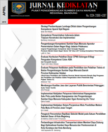 Jurnal Kediklatan April 2019