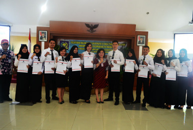 Penutupan LATSAR CPNS Golongan III bagi Purna Praja IPDN Angkatan XXIV Gelombang III Tahun 2018