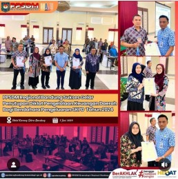 Penutupan Diklat Pengelolaan Keuangan Daerah Bagi Bendahara Pengeluaran SKPD Tahun 2024