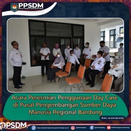 Acara peresmian penggunaan Day care  di PPSDM Regional Bandung