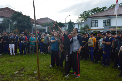 Kegiatan Outbound Pelatihan Dasar CPNS Purna Praja IPDN Gol. III Akt. 24 Gelombang 1 Tahun 2018