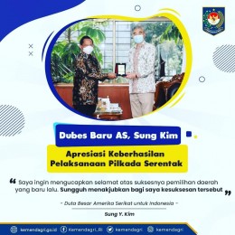 Apresiasi Keberhasilan Pelaksanaan Pilkada Serentak  Dubes Baru AS 