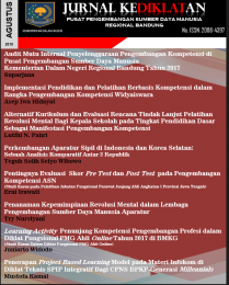 Jurnal Kediklatan Edisi Agustus 2018