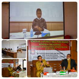 Seminar Aksi Perubahan Pelatihan Kepemimpinan Administrator PNBP Angkatan Ke-3 Tahun 2020
