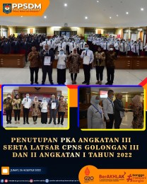 PPSDM Kemendagri Regional Bandung Tutup Gelaran PKA dan Latsar CPNS