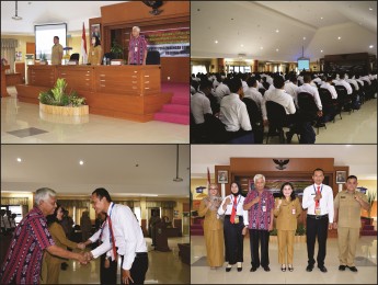 Pembekalan Bagi Kades Terpilih Hasil Pilkades Serentak di Lingkungan Kab. Pekalongan Tahun 2019 Bekerjasama dengan PPSDM Reg. Bandung TA 2020