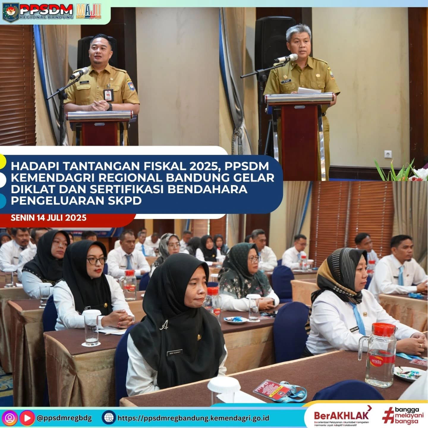 Hadapi Tantangan Fiskal 2025, PPSDM Kemendagri Regional Bandung Gelar Diklat dan Sertifikasi Bendahara Pengeluaran SKPD