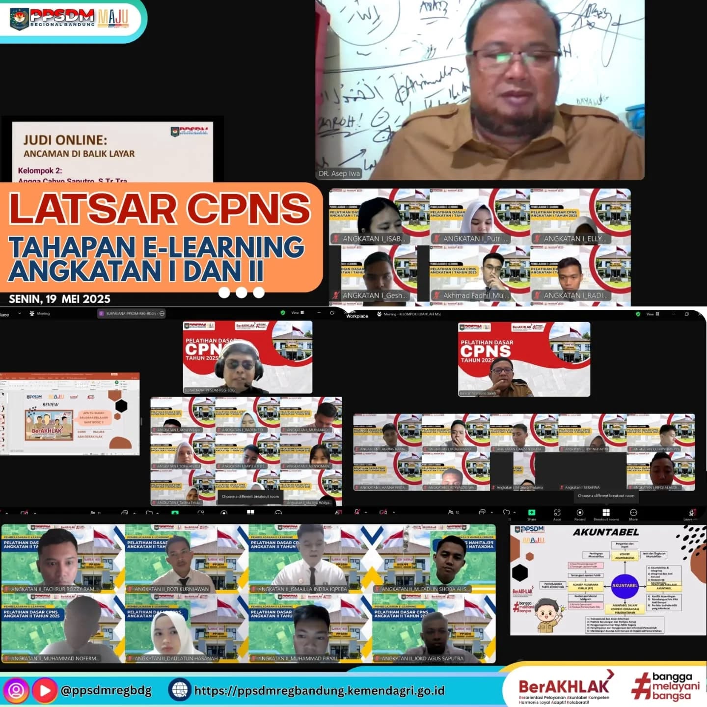 📚✨ LATSAR CPNS TAHAPAN E-LEARNING ANGKATAN I DAN II Senin,