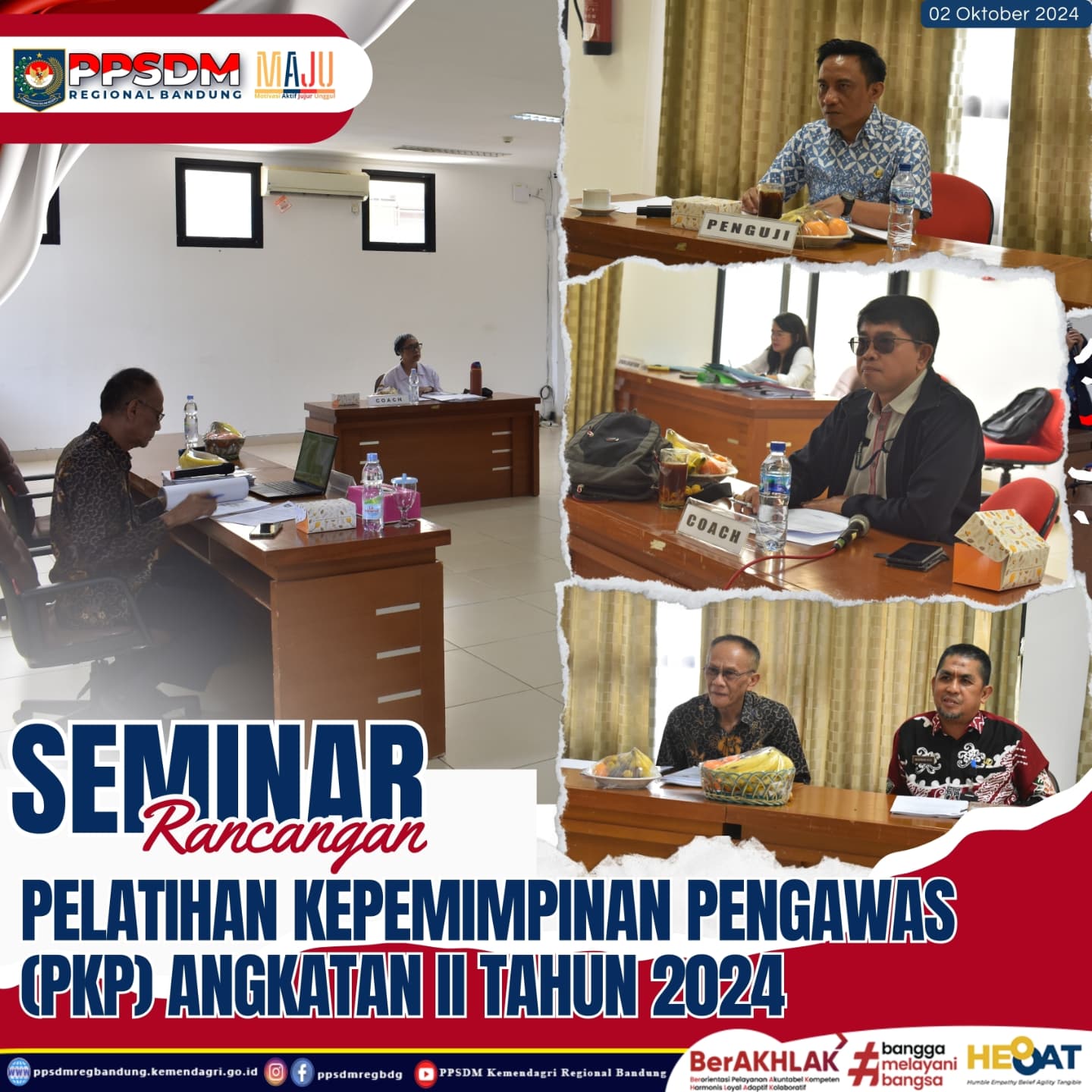 Seminar Rancangan Pelatihan Kepemimpinan Pengawas (PKP) Angkatan II Tahun 2024