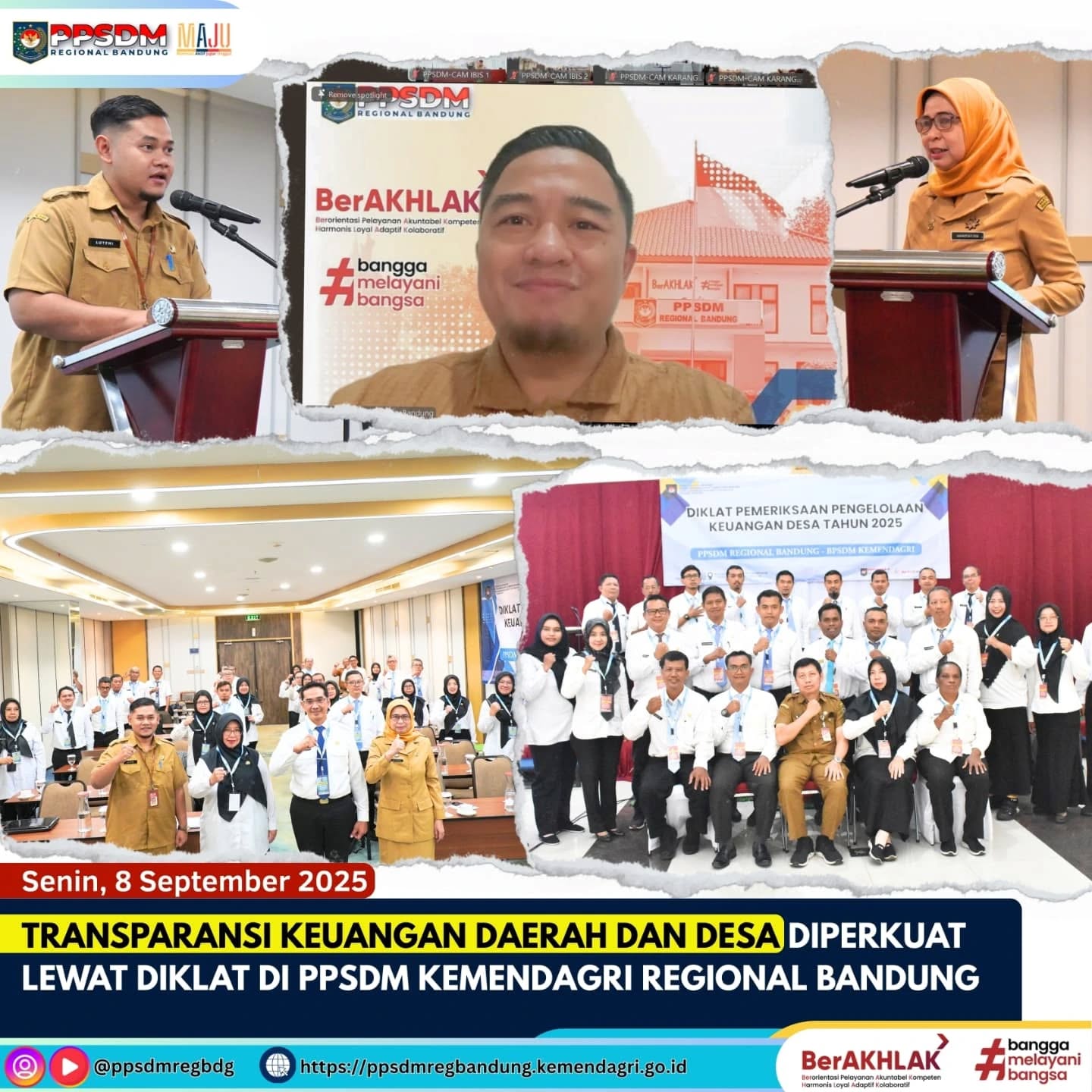 Transparansi Keuangan Daerah dan Desa Diperkuat Lewat Diklat di PPSDM Kemendagri Regional Bandung
