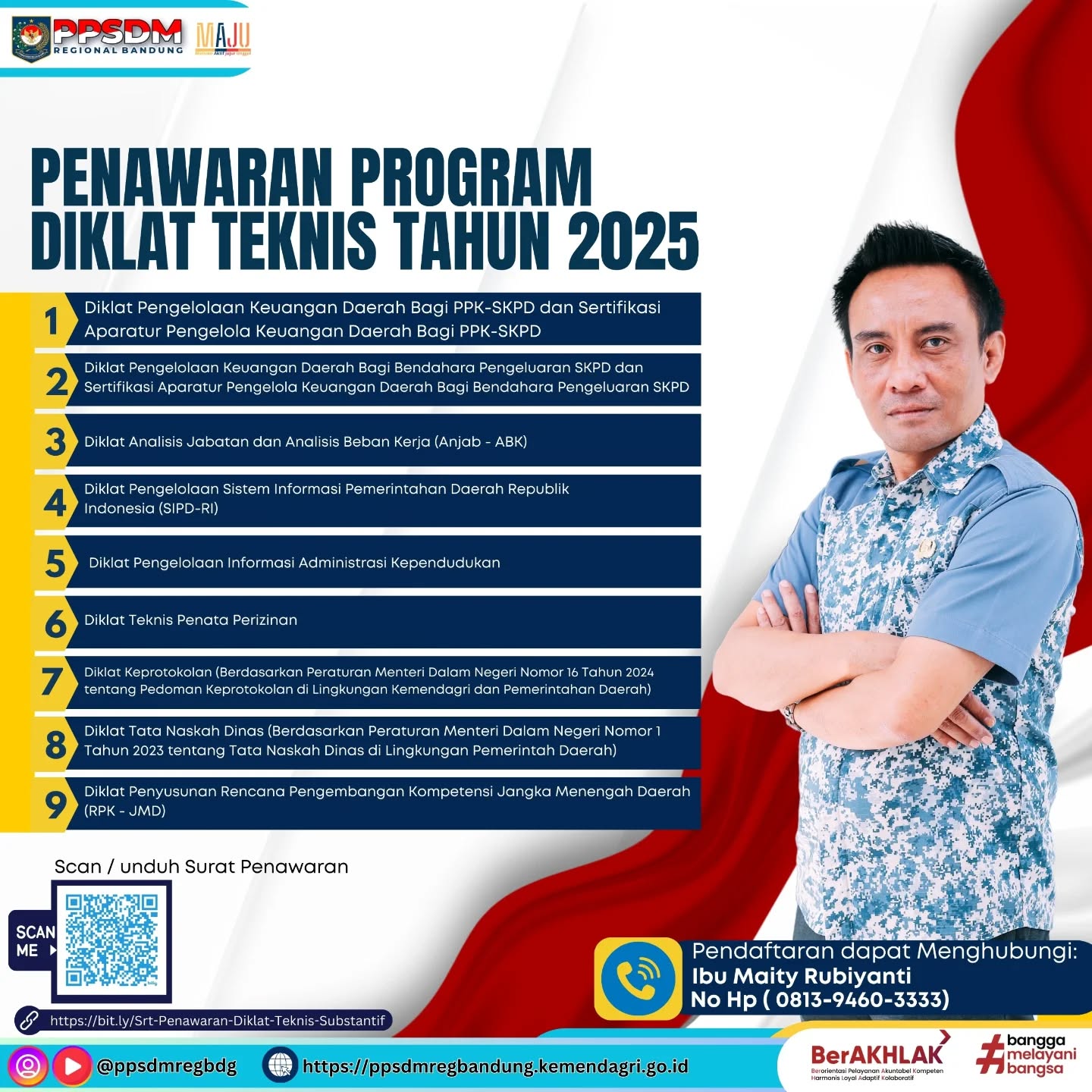 📢 Penawaran Program Diklat Teknis Tahun 2025 oleh PPSDM Regional