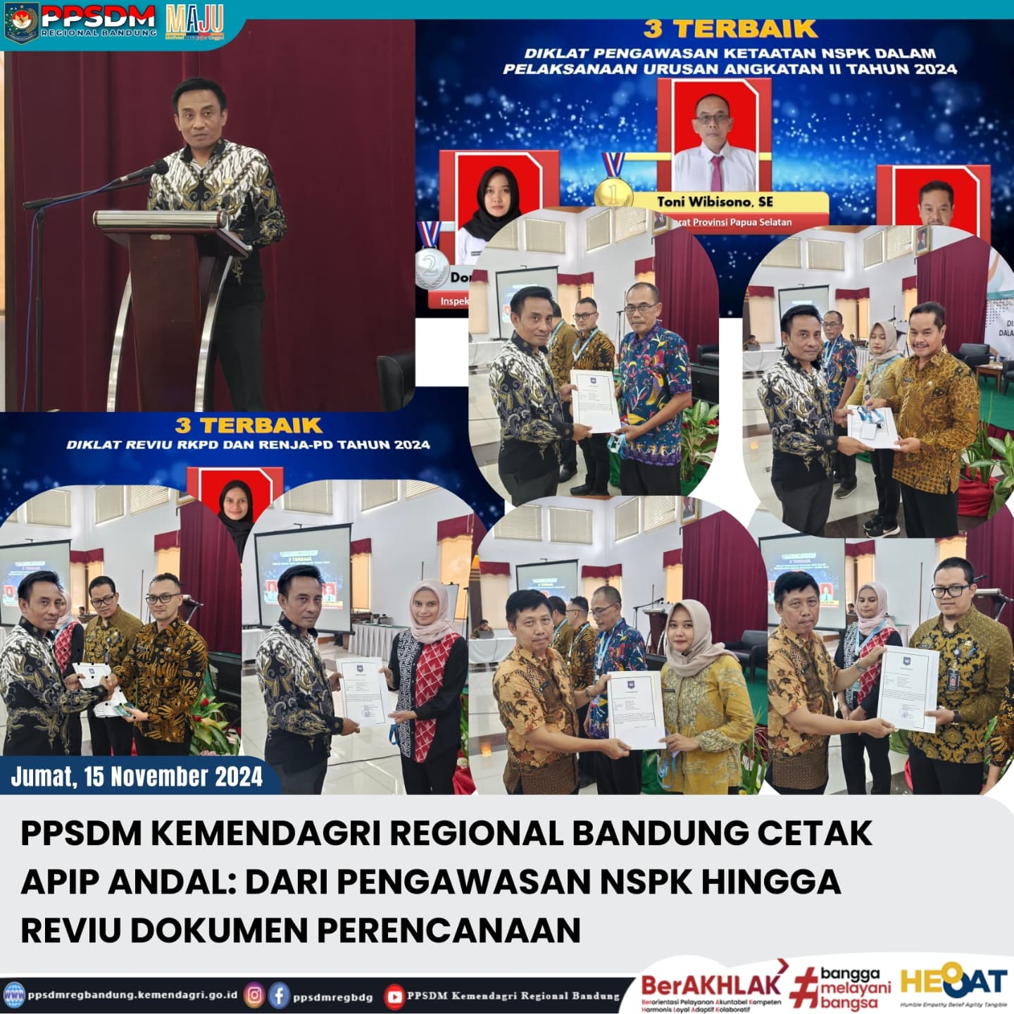 PPSDM Kemendagri Regional Bandung Cetak APIP Andal: Dari Pengawasan NSPK Hingga Reviu Dokumen Perencanaan