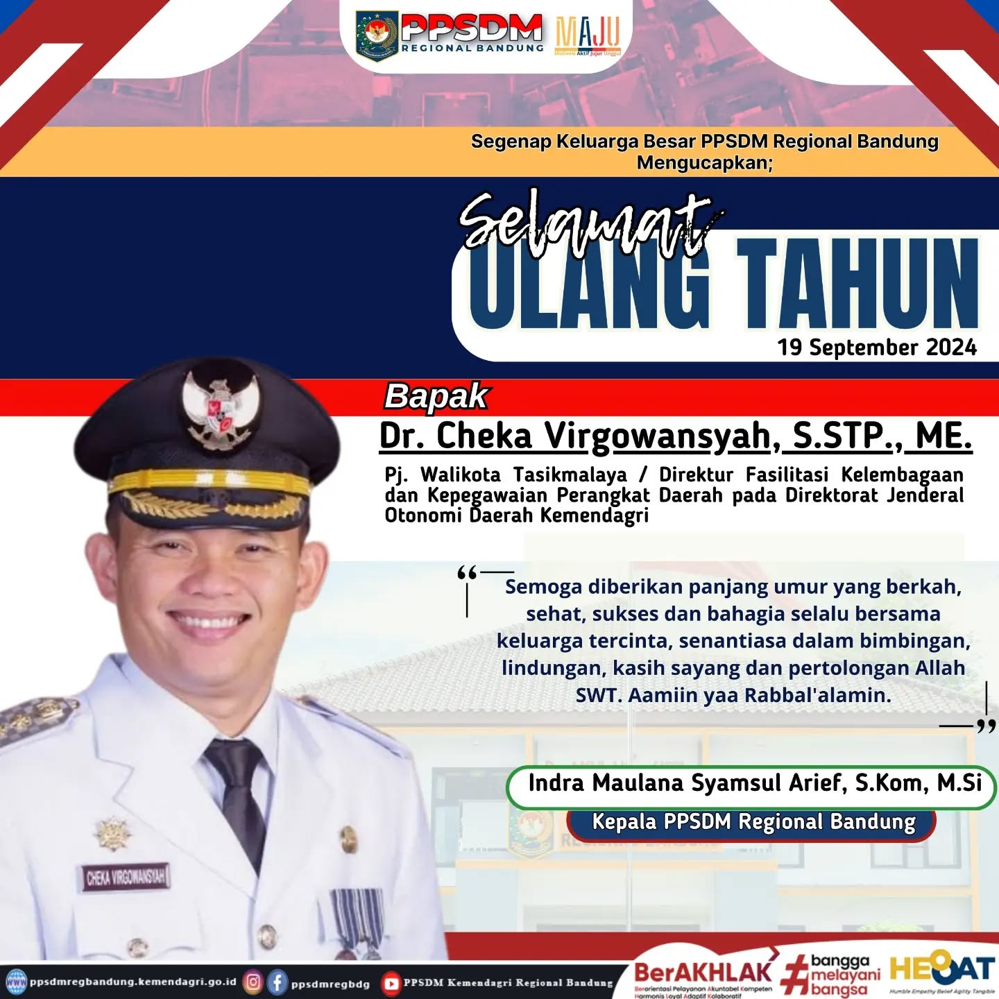 Halo Sobat ASN #HEBAT !!! Keluarga Besar PPSDM Regional Bandung