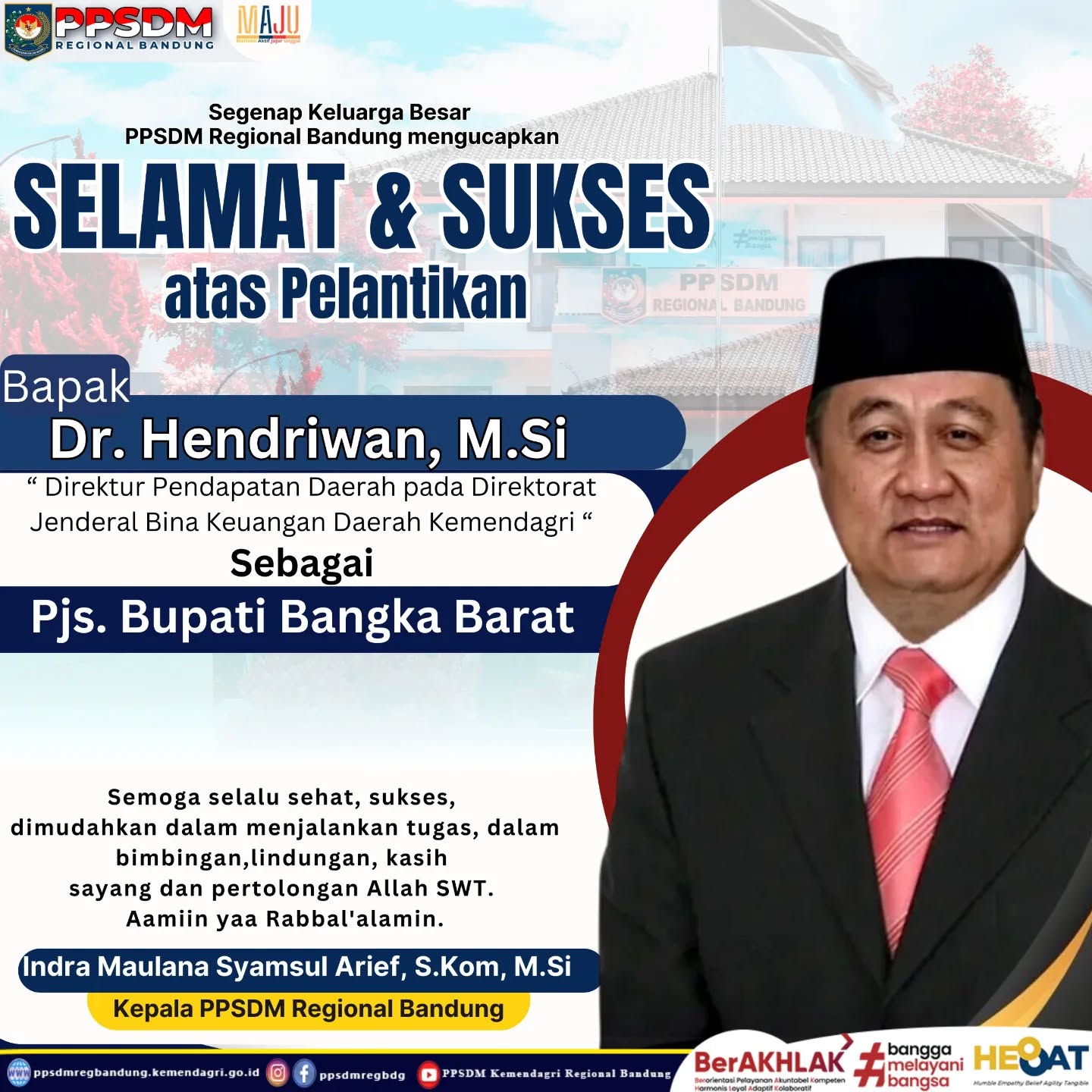 Halo Sobat ASN #HEBAT !!! Keluarga Besar PPSDM Regional Bandung