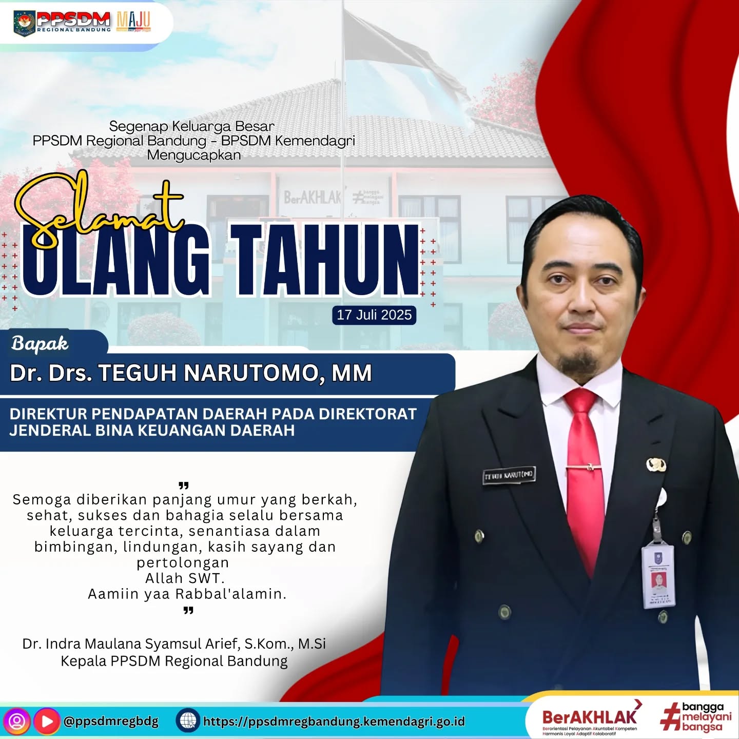 Halo Sobat ASN #MAJU !!! Keluarga Besar PPSDM Regional Bandung