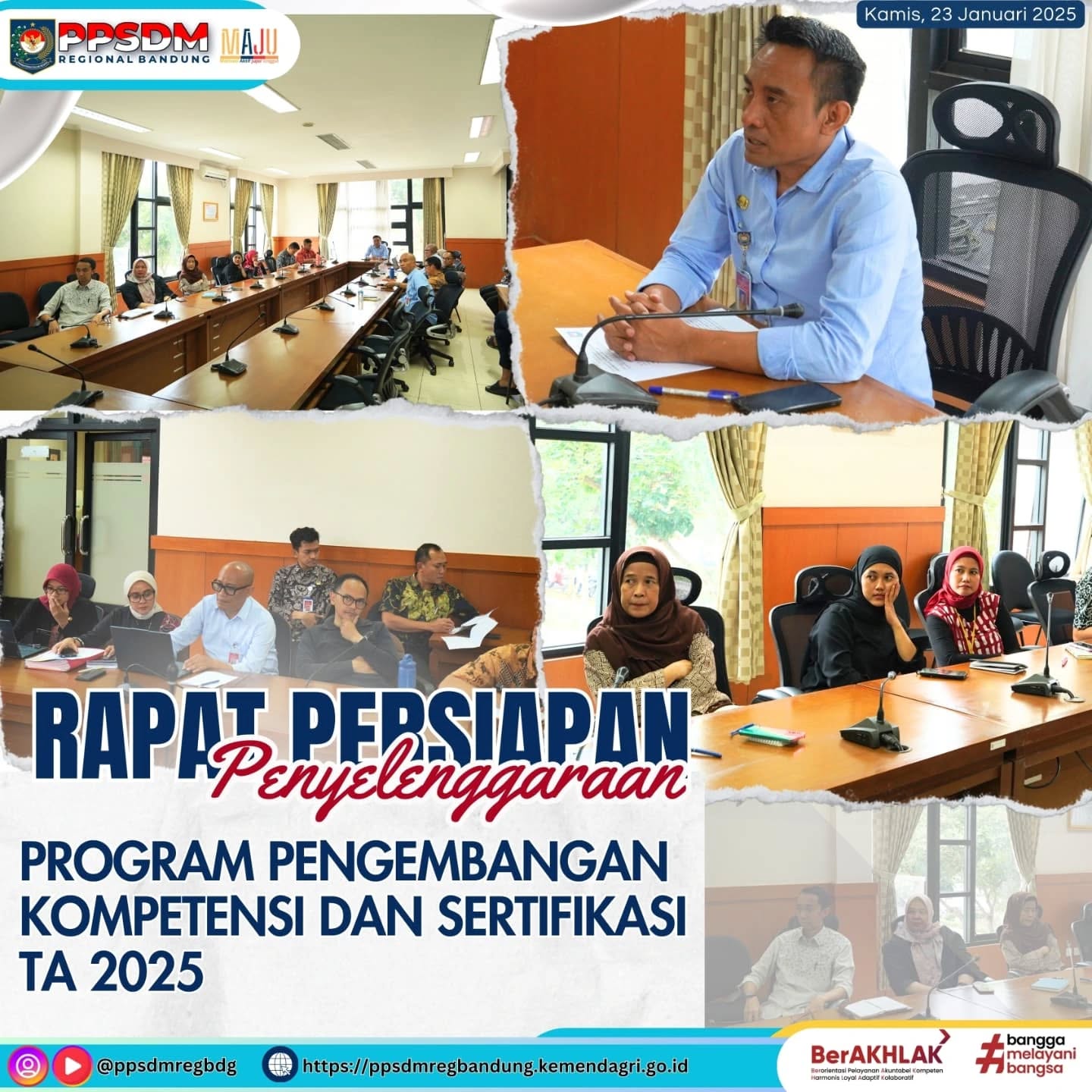 Rapat Persiapan Penyelenggaraan Program Pengembangan Kompetensi dan Sertifikasi TA 2025
