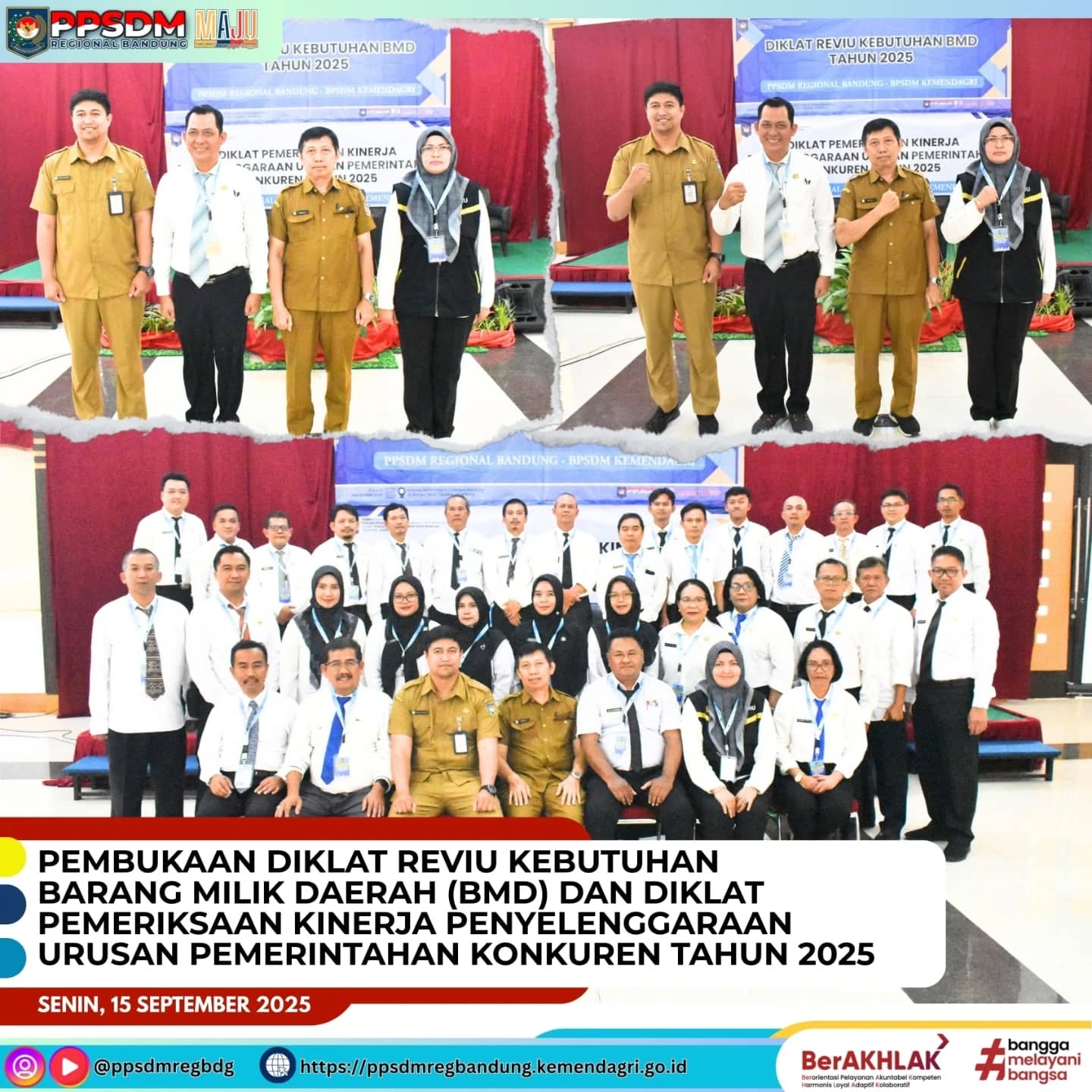 Optimalisasi Aset Daerah dan Kinerja Urusan Konkuren Jadi Fokus Diklat PPSDM Kemendagri Regional Bandung