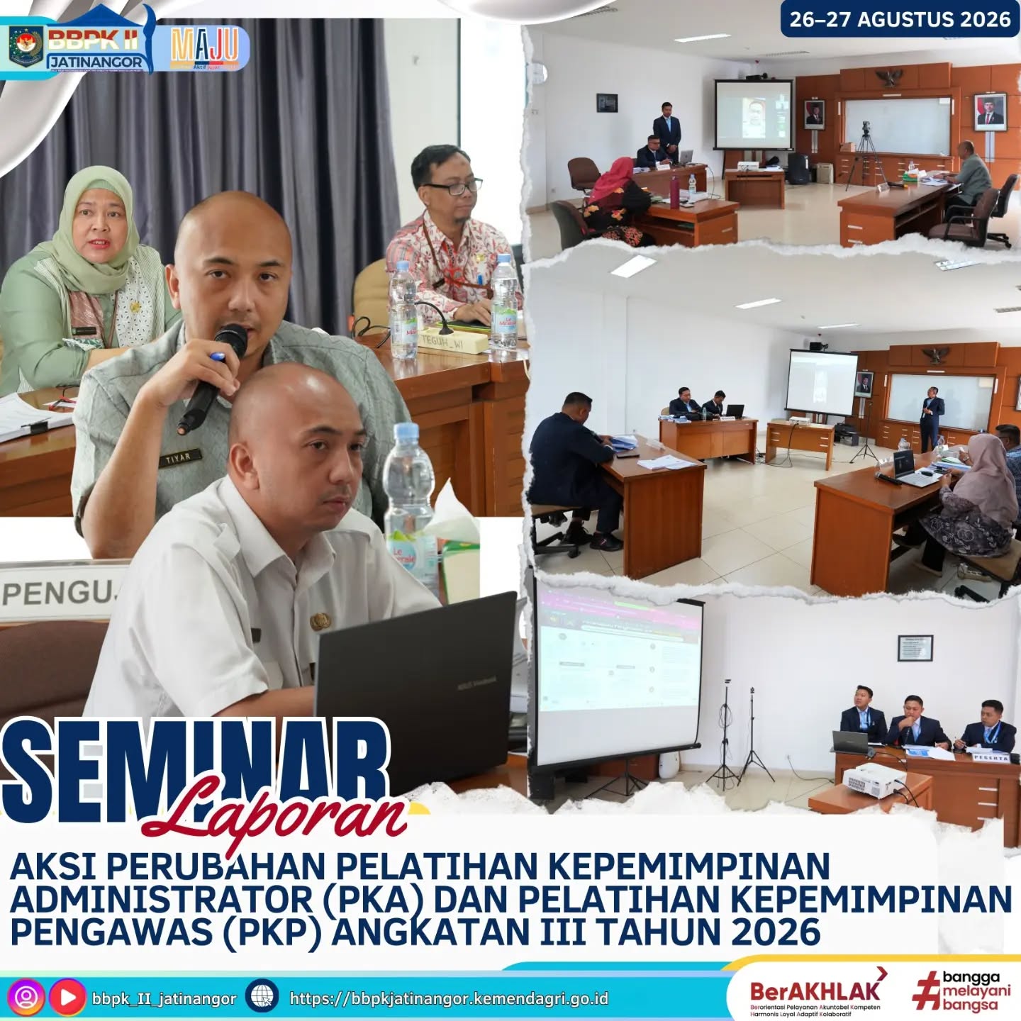 Seminar LAP PKA dan PKP Angkatan III Tahun 2026 menjadi