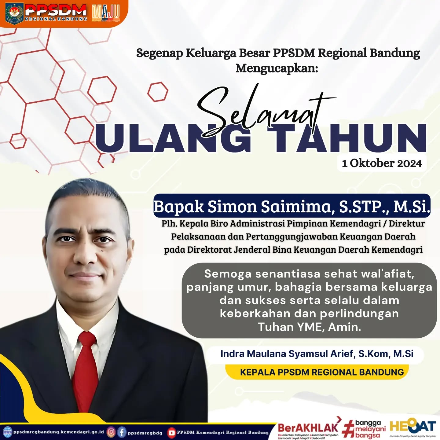 Halo Sobat ASN #HEBAT !!! Keluarga Besar PPSDM Regional Bandung