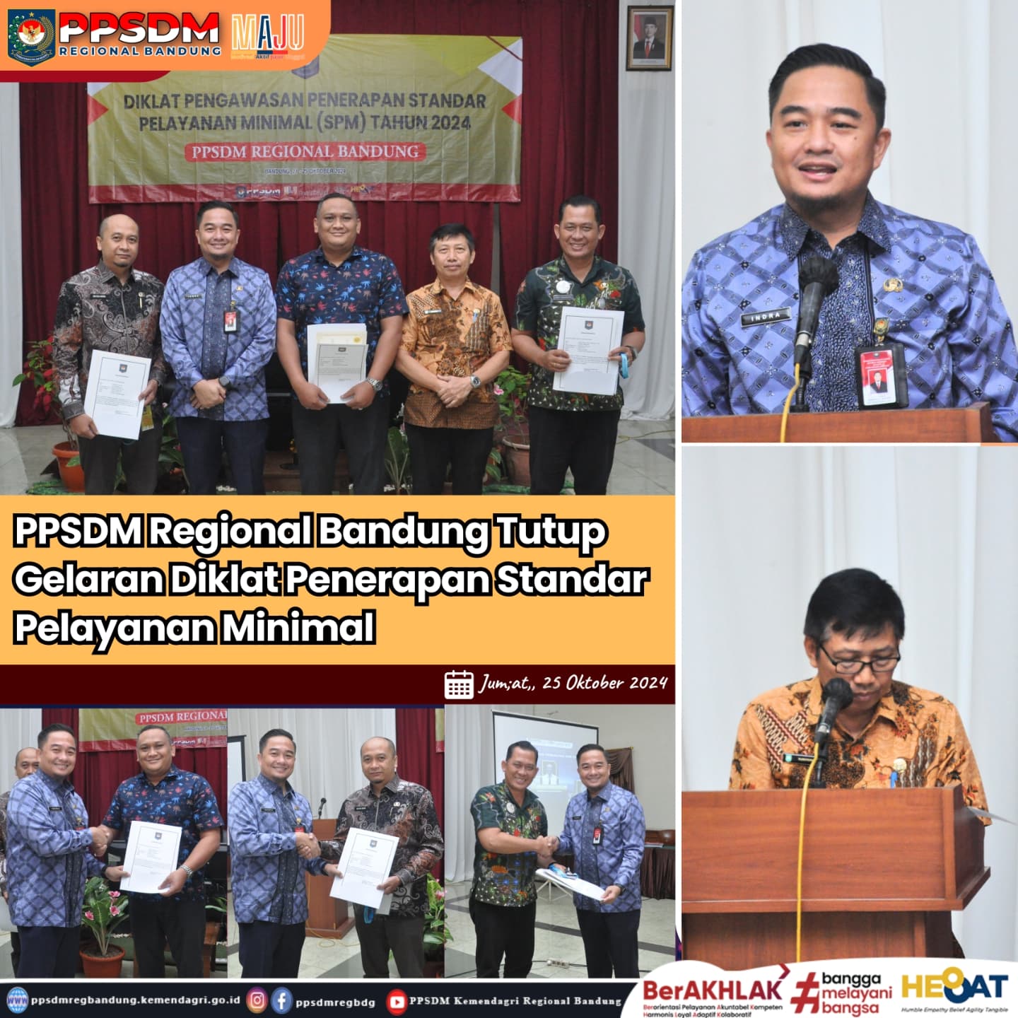 Pengawasan SPM di Daerah: PPSDM Kemendagri Regional Bandung Siapkan APIP Daerah untuk Wujudkan Layanan Publik Berkualitas